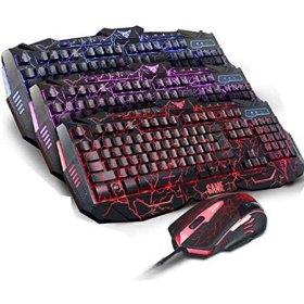 V100 Gaming Keyboard + Gaming Mouse