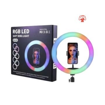 RGB-LED-Ring-Light-MJ33-33cm-13-inch-with-Phone-Clip-by-generations.com_.pk