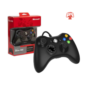 Xbox 360 Wired Controller, USB Gamepad for Microsoft Xbox 360 /Slim/PC,Black