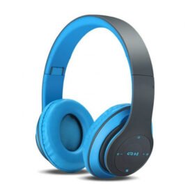 P15 - Wireless Bluetooth Over The Ear Super Bass Stereo Headphone - Blue