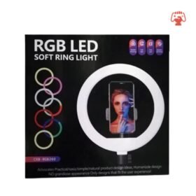 RGB LED Ring Light CXB-260 26cm with Phone Clip