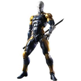 Play Arts Kai Metal Gear Solid Cyborg Ninja Gray Fox Action Figure Model toy