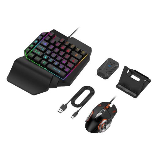 Mobile Game Combo Set, 4-in-1 Gaming Keyboard Mouse - Image 2