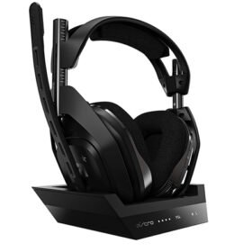 ASTRO Gaming Headset A50 Wireless + Base Station for PlayStation 5, PlayStation 4 & PC - Black