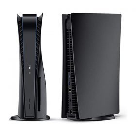 PlayStation 5 Black Face Plates - Console Skin Case