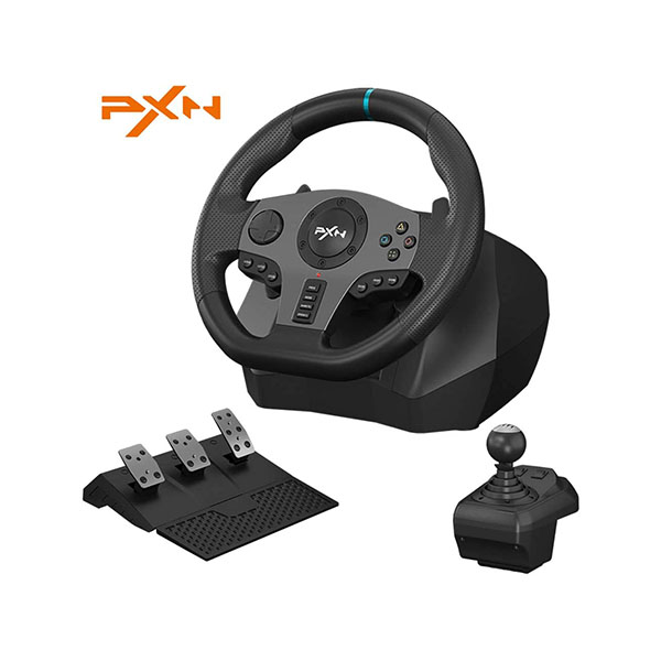 PXN V9 Steering Wheel PC Gaming Racing Wheel , Driving Wheel Volante PC ...