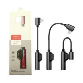 Time Series 2.1A Max EAUC-12 Lightning Audio Charge Adapter Converter