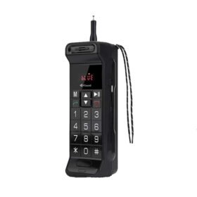 Kisonli Q14 Wireless Portable Speaker Phone Design - Black