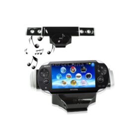 Home Theater Audio Speaker with Charger for Sony PS Vita (Black)