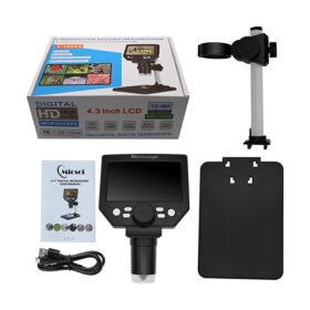 LCD Digital USB Microscope,Micsci 4.3 inch Screen 1000X Magnification Electronic Handheld Camera Video Recorder