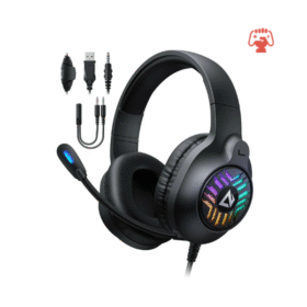 AUKEY GHX1 RGB Gaming Headset with Stereo Sound 50MM Drivers Noise Canceling Mic