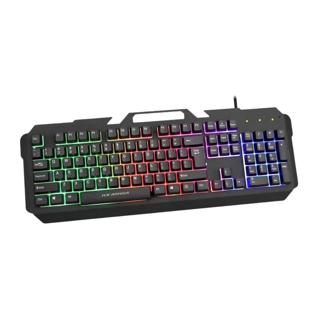 Ice Armor BK36 Rainbow Light metal Gaming keyboard - Image 3