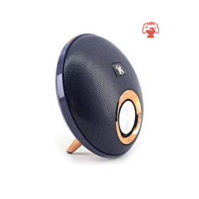K23 Wireless Bluetooth Speaker Portable Stereo with Rechargeable Battery, Hands-Free, Splash Resistant (Dark Blue)