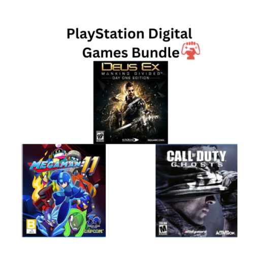 Digital account for PlayStation | 3 in 1 Game Bundle