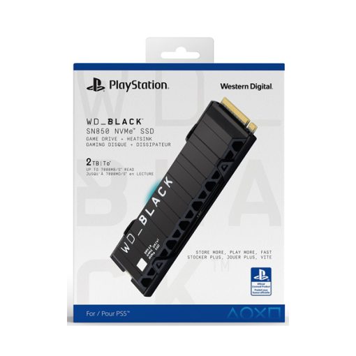 WD_BLACK 2TB SN850 NVMe SSD for PS5 Consoles Solid State Drive with Heatsink