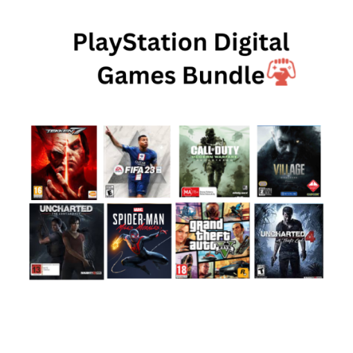 Digital Account for Ps | 8 in 1 Games Bundle