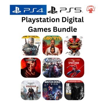 Playstation Digital Games Bundle ps4 ps5 by generations.com.pk