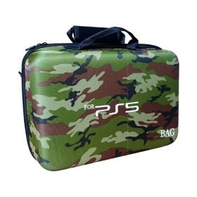 PlayStation 5 Carrying Case | bag (Green Camouflage)