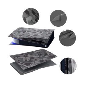 PS5 Face Plates - Gray Camouflage
