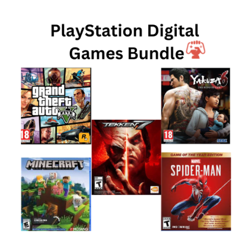 Digital account for PlayStation  | 5 in 1 Game Bundle