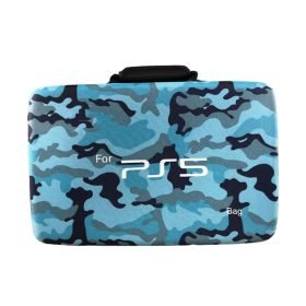 PlayStation 5 Carrying Case | bag (Blue Camouflage)