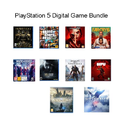 Digital account for PlayStation 5 | 10 in 1 Game Bundle