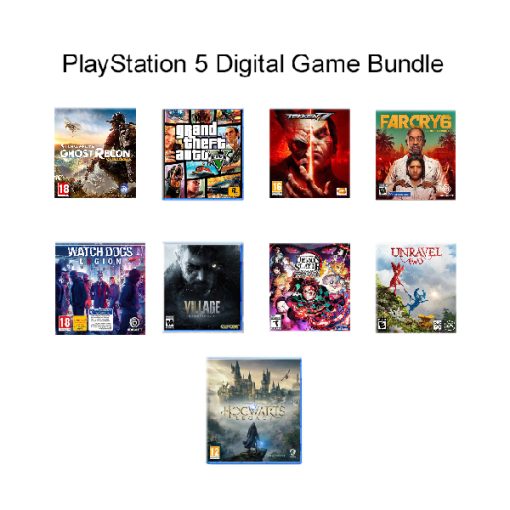 Digital account for PlayStation 5 | 9 in 1 Game Bundle