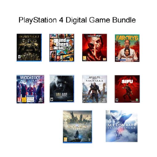 Digital account for PlayStation 4 | 10 in 1 Game Bundle