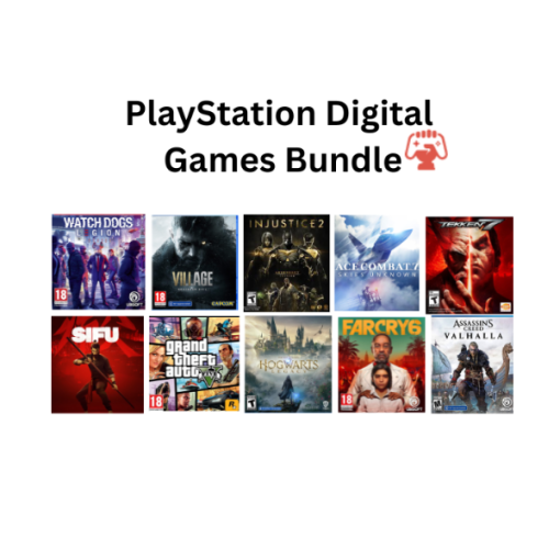 Digital account for PlayStation | 10 in 1 Game Bundle