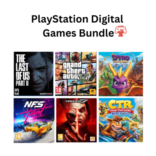 Digital account for PlayStation | 6 in 1 Game Bundle