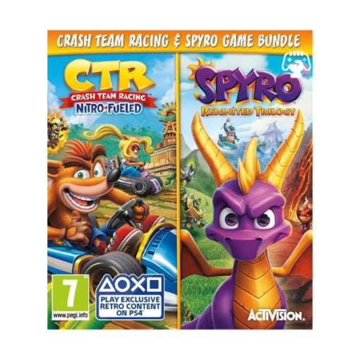 Crash™ Team Racing Nitro-Fueled + Spyro™ Game Bundle - PS (Digital Game)