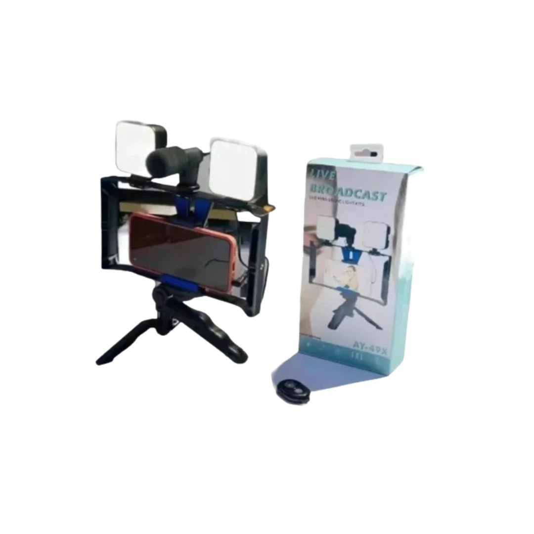 AY-49X Video-Making Kit Vlogging Tripod - Image 3