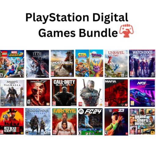 Digital account for PlayStation | 18 in 1 Game Bundle