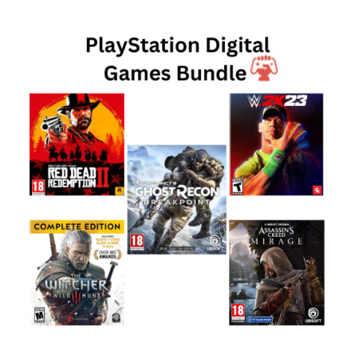 Digital account for PlayStation | 6 in 1 Game Bundle