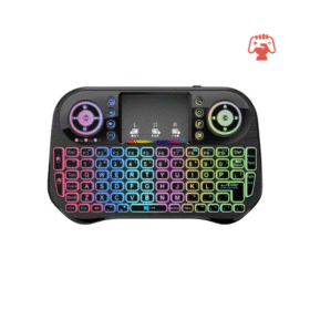 I10 Mini Wireless + Bluetooth 7 Color Backlit Light 2.4Ghz Air Mouse With Touchpad