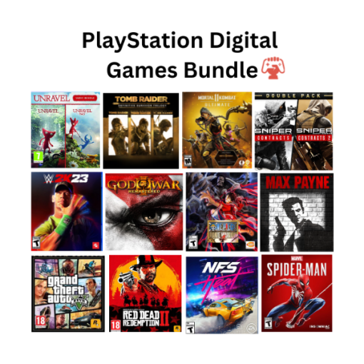 Digital account for PlayStation | 12 in 1 Game Bundle