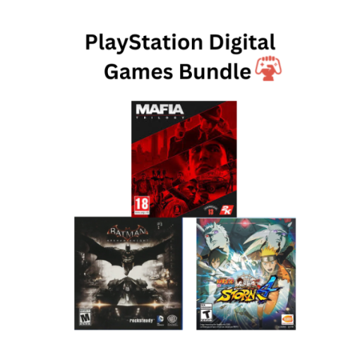 Digital account for PlayStation | 3 in 1 Game Bundle