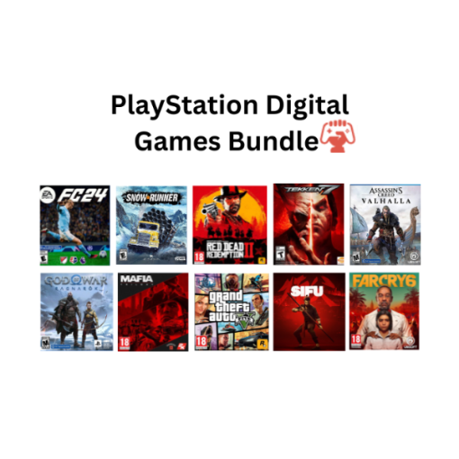 Digital account for PlayStation | 10 in 1 Game Bundle