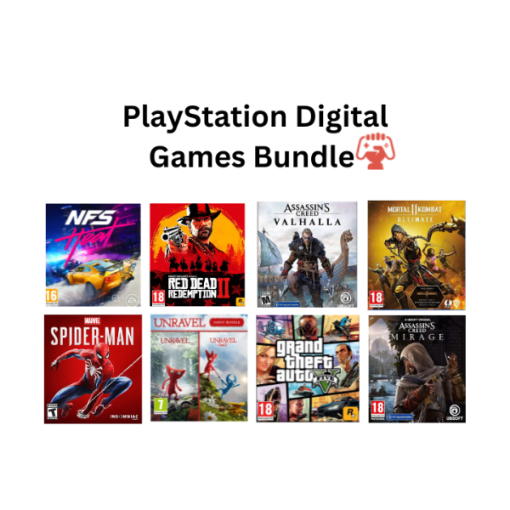 Digital account for PlayStation  | 8 in 1 Game Bundle