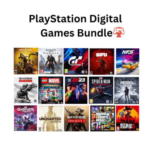 Digital account for PlayStation | 15 in 1 Game Bundle