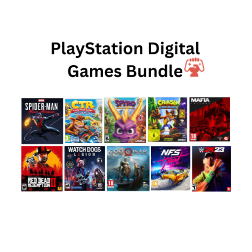 Digital account for PlayStation | 10 in 1 Game Bundle