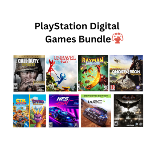 Digital account for Playstation | 8 in 1 Game Bundle