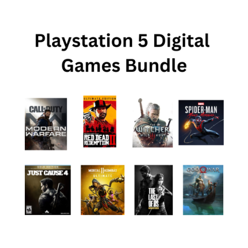 Digital account for Playstation 5 | 8 in 1 Game Bundle