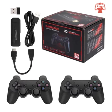 Retro Games Console,X2 Plus Game Stick Console Double Wireless Controller by generations.com.pk