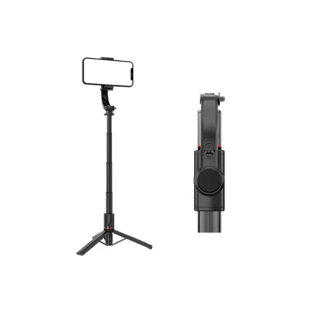 GIMBAL STABILIZER SELFIE STICK TRIPOD L19, Plastic, Smartphones - Image 2