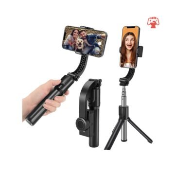 GIMBAL-STABILIZER-SELFIE-STICK-TRIPOD-L19-Plastic-Smartphones-by-generations.com_.pk