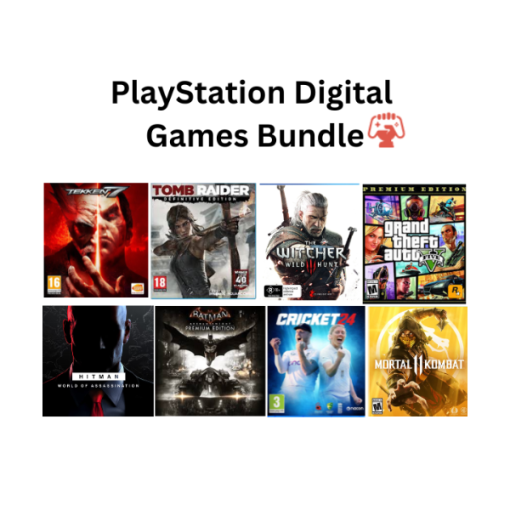 Digital account for PlayStation | 8 in 1 Game Bundle