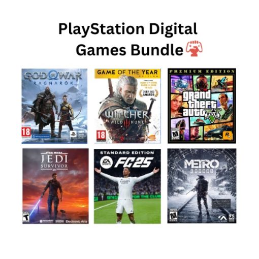 Digital account for PlayStation | 6 in 1 Game Bundle