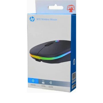 HP W10 Wireless RGB Bluetooth, Wireless, Rechargeable Slim Mouse by generations.com.pk