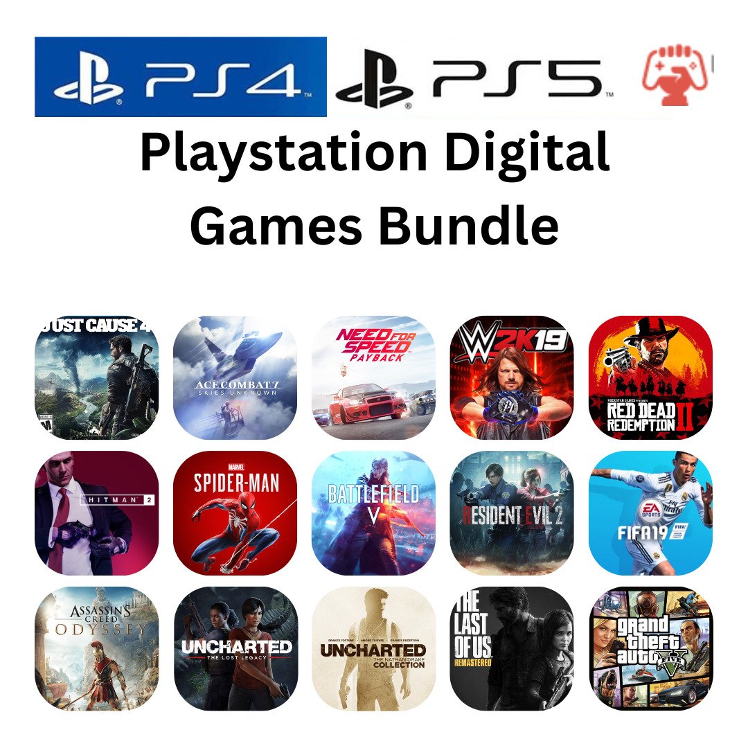 Playstation Digital Game Bundle ps4 ps5 by generations.com.pk